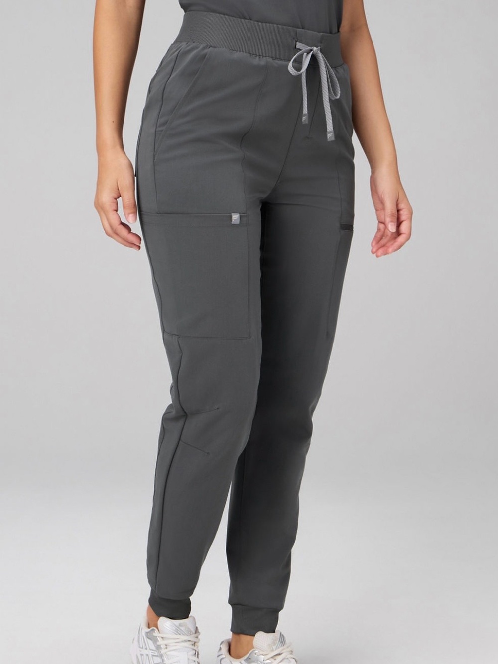 Fabletics High-Rise On-Call Scrub Jogger in Onyx